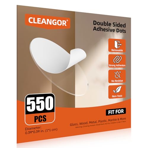 0.4-Inch Removable Adhesive Dots, 550-Pack