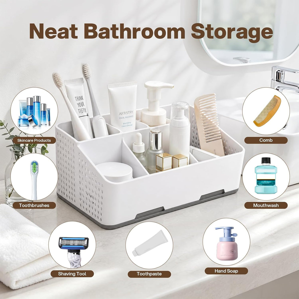 Bathroom Countertop Toothbrush Organizer · Product photo 7