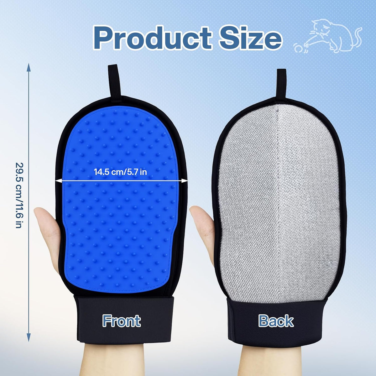Pet Hair Removal Gloves, 2-Pack · Product photo 7