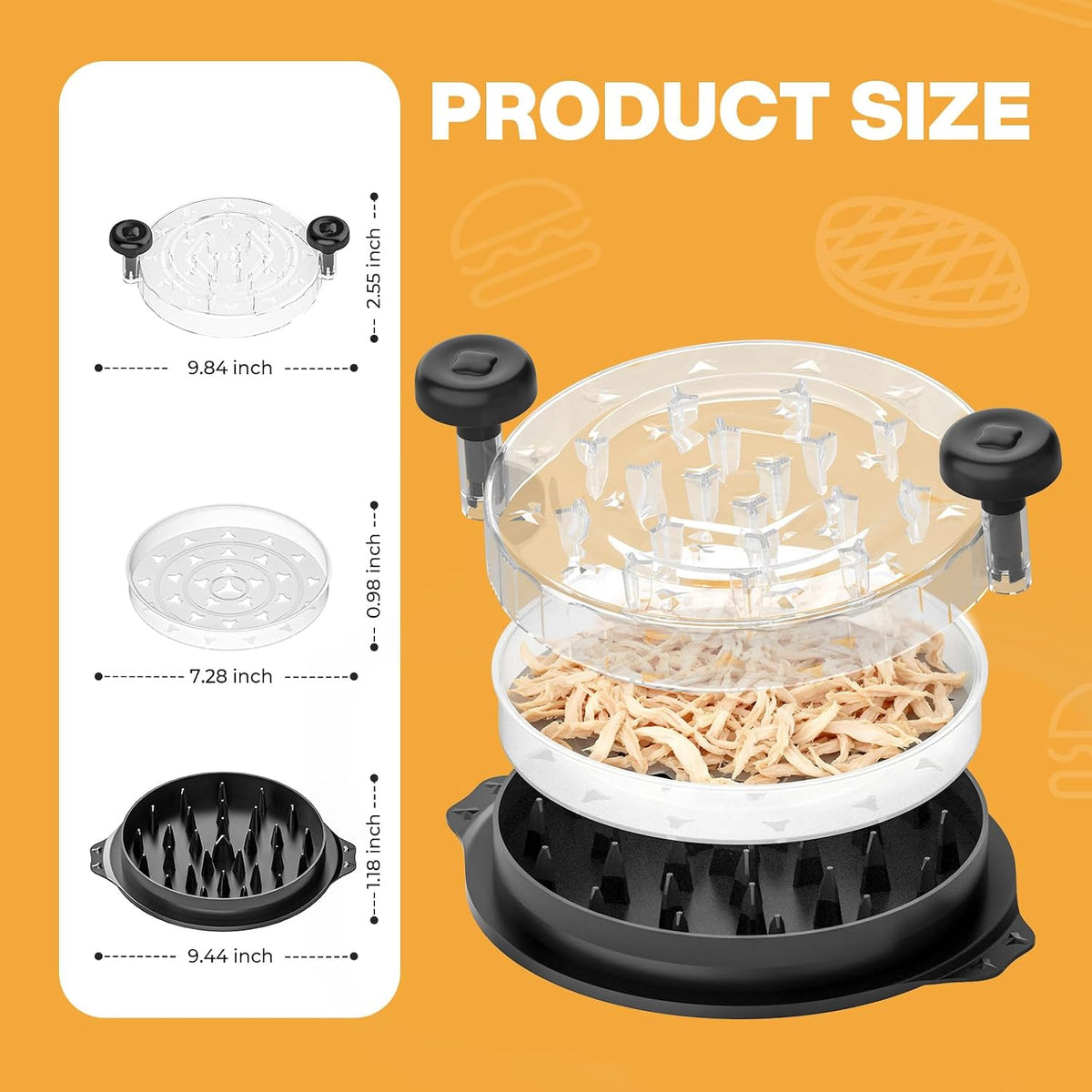 Chicken Shredder with Removable Tray · Product photo 9