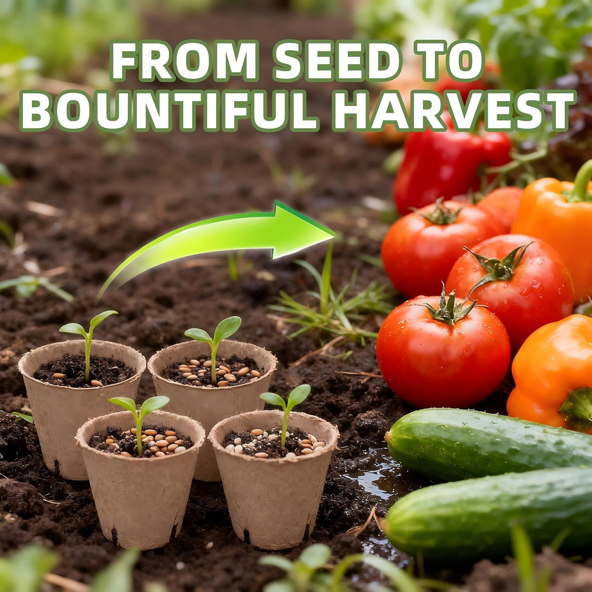 Seed Starter Pots with Labels, 70-Pack · Product photo 8