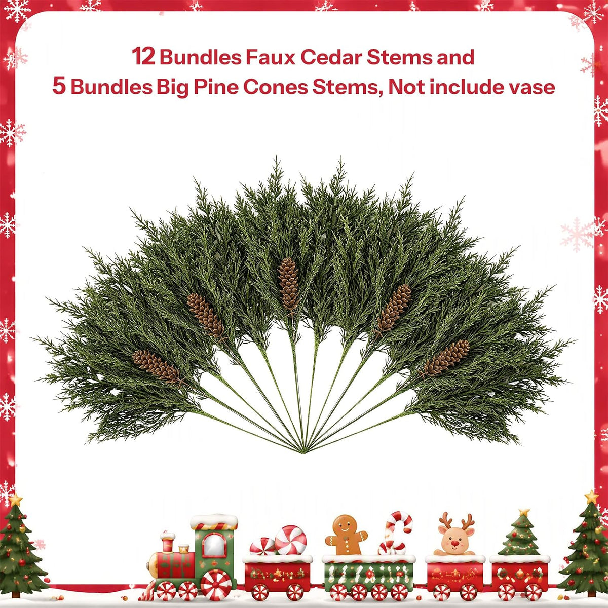Artificial Cedar Stem Sets · Product photo 3