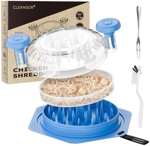 Cleangor Chicken Shredder Tool Twist Large, BPA Free Meat Shredder — Lichen Blue · 1