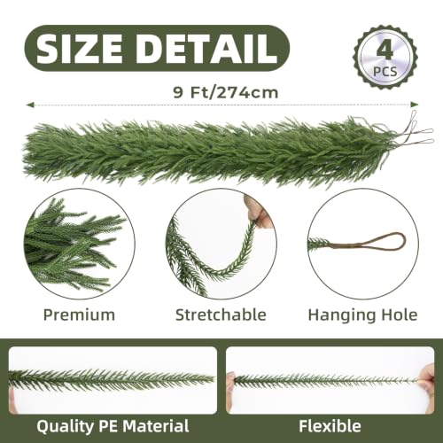 Artificial Norfolk Pine Garlands · Product photo 2