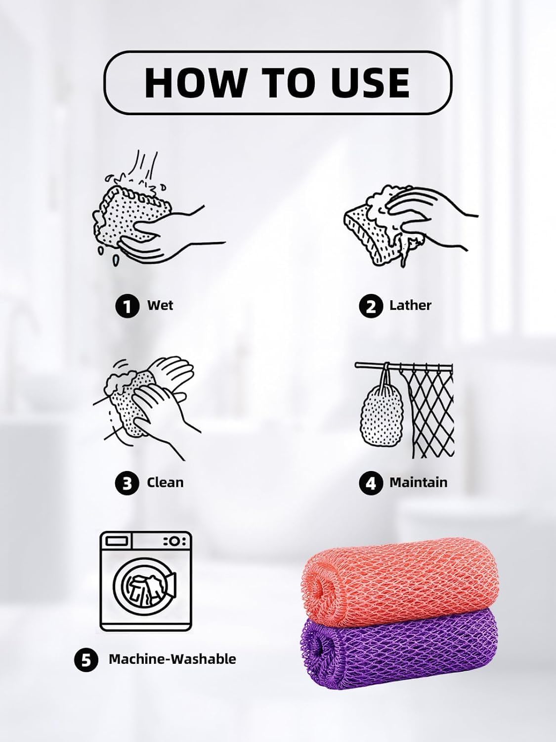 African Net Exfoliating Sponges · Product photo 8