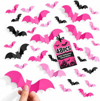 3D Halloween Bat Wall Decorations