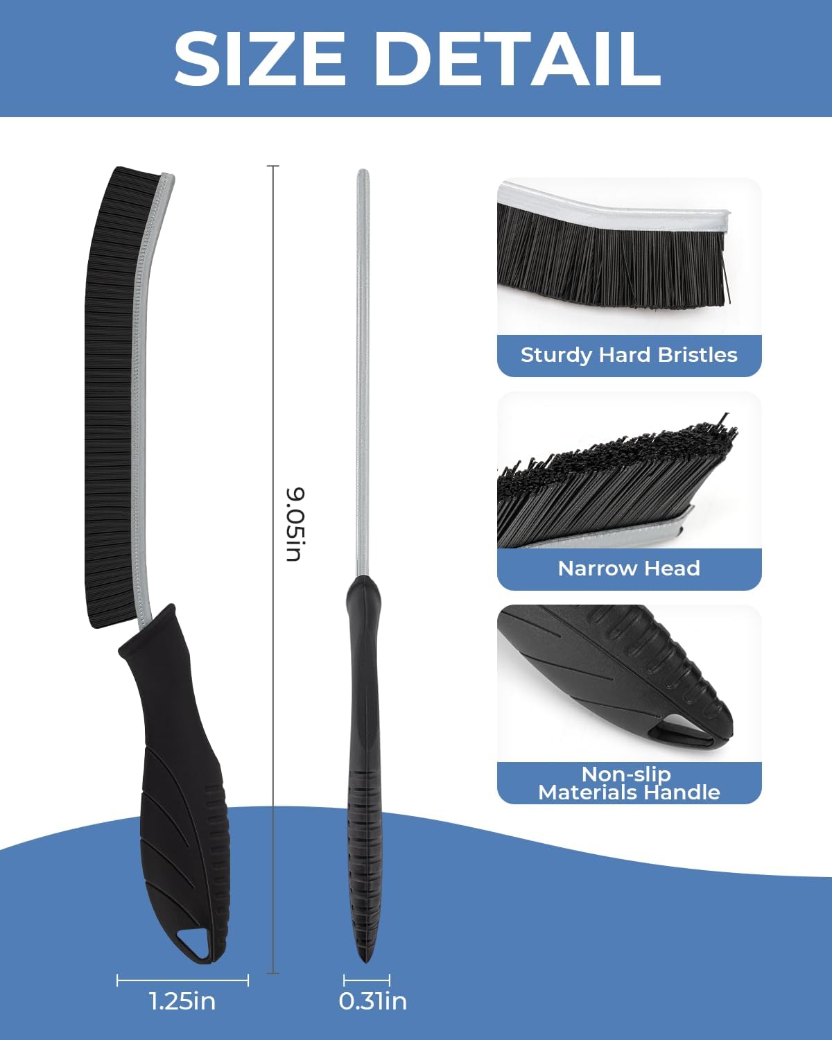 Curved-Head Crevice Cleaning Brushes · Product photo 7
