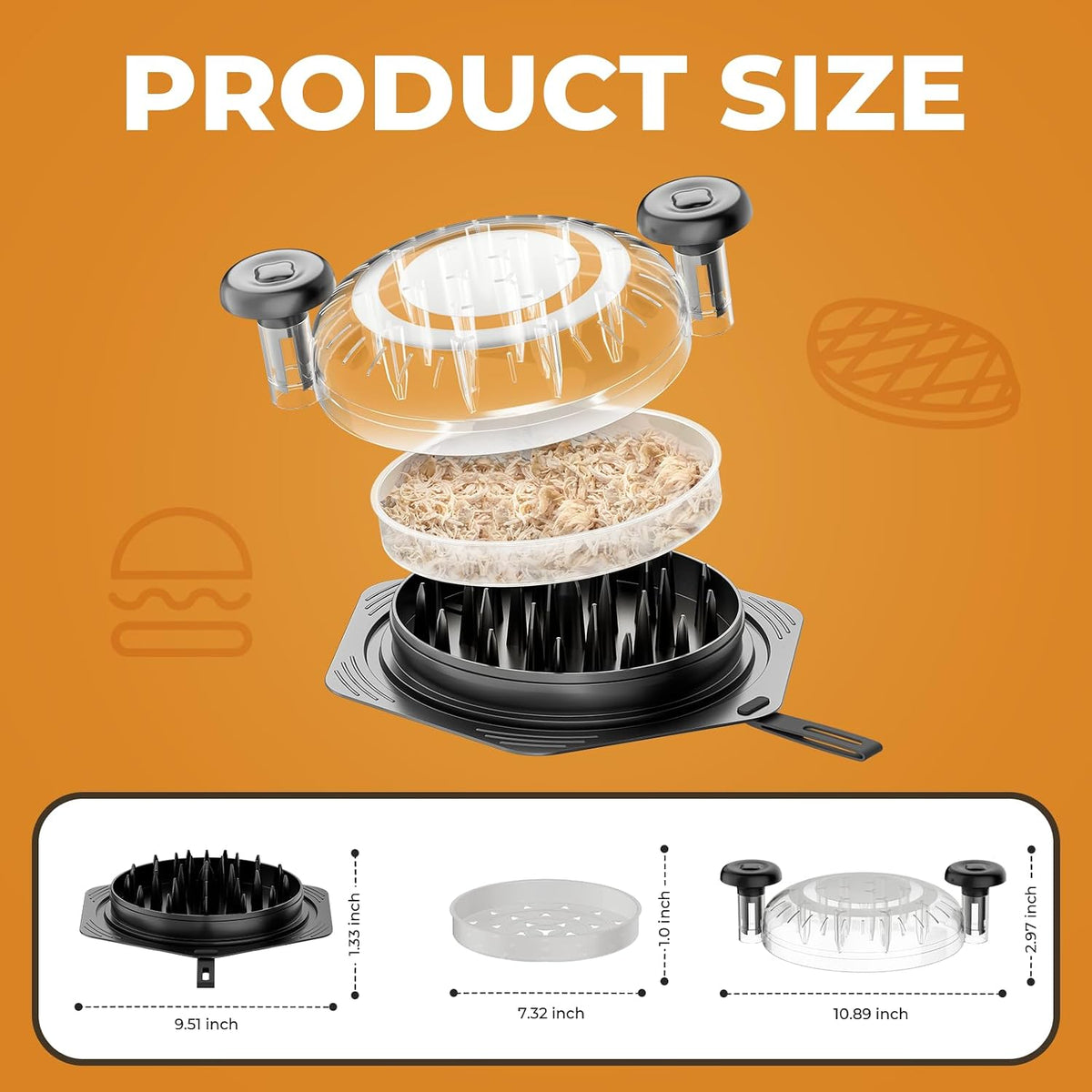 Large Twist Chicken Shredder · Product photo 9