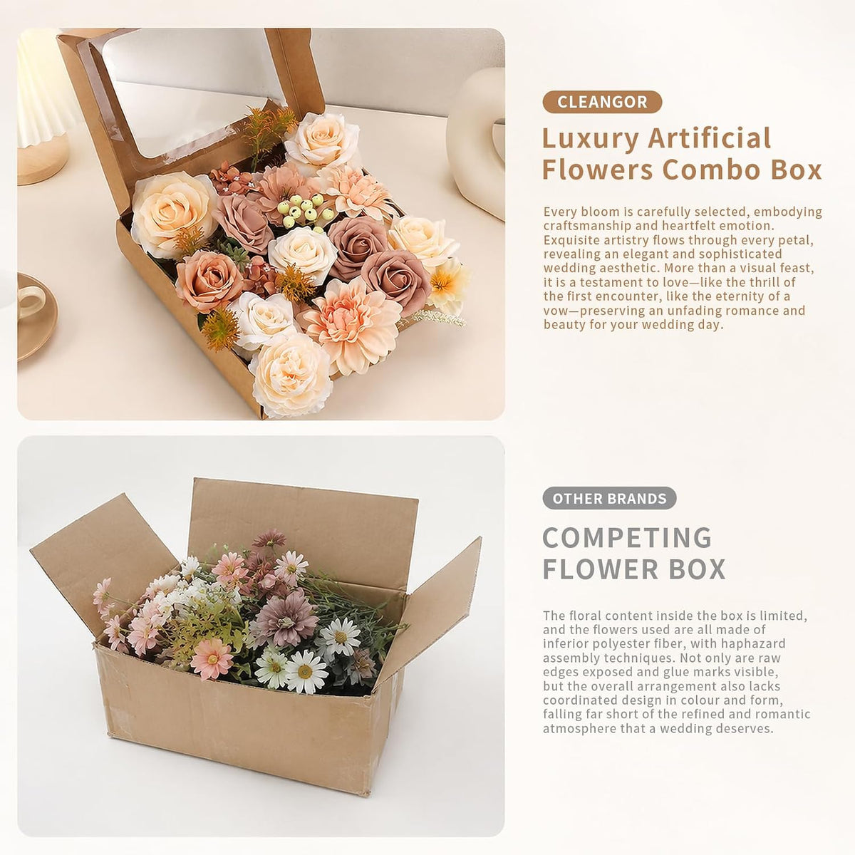 Nude Artificial Flower Combo Box · Product photo 9