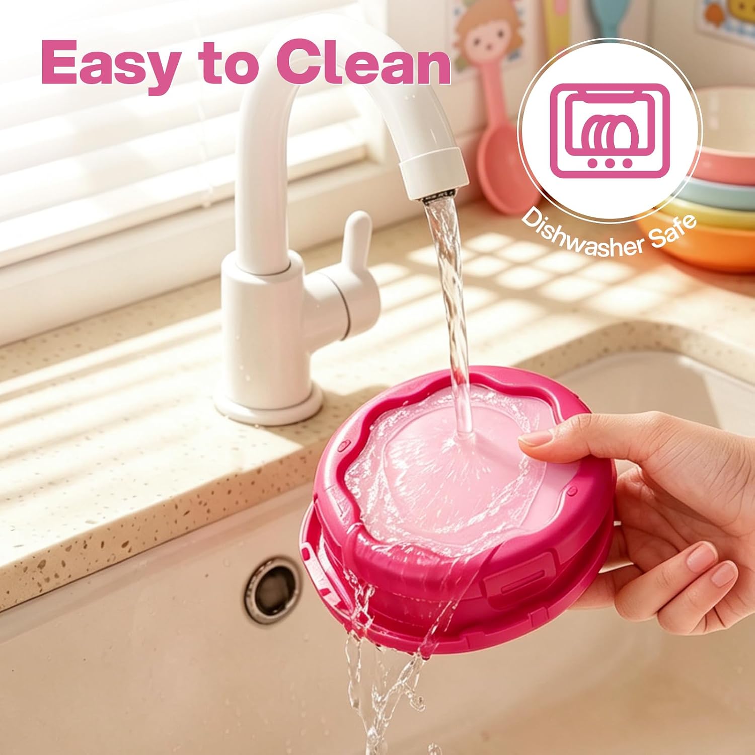 Cleangor Onion Saver with Snap-On Lid (1, Purple) — product image 5
