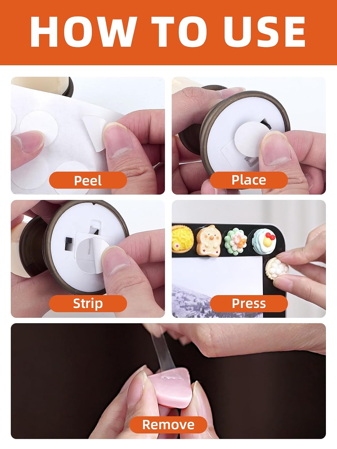 Cleangor 400Pcs Double Sided Adhesive Dots Removable, Clear Ballon Sticky Adhesive Tape Dots, No Trace Sticky Tack Putty for Poster, Hanging Pictures, Crafts, Christmas Decor, Museum, 0.8‘’ — product image 6