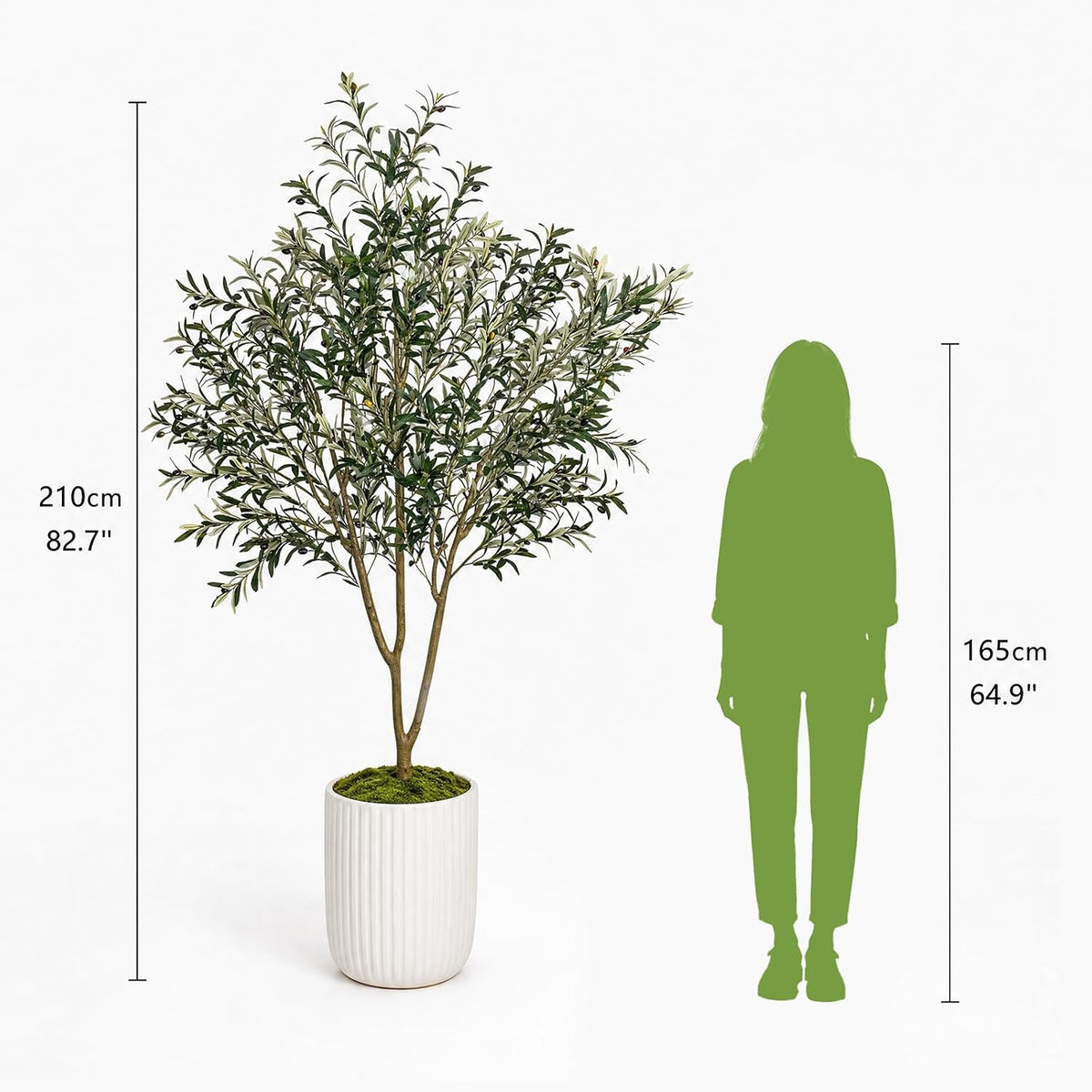 7-Foot Artificial Olive Tree · Product photo 8