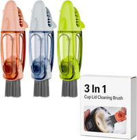 3-in-1 Cup Lid Cleaning Brushes, 3-Pack