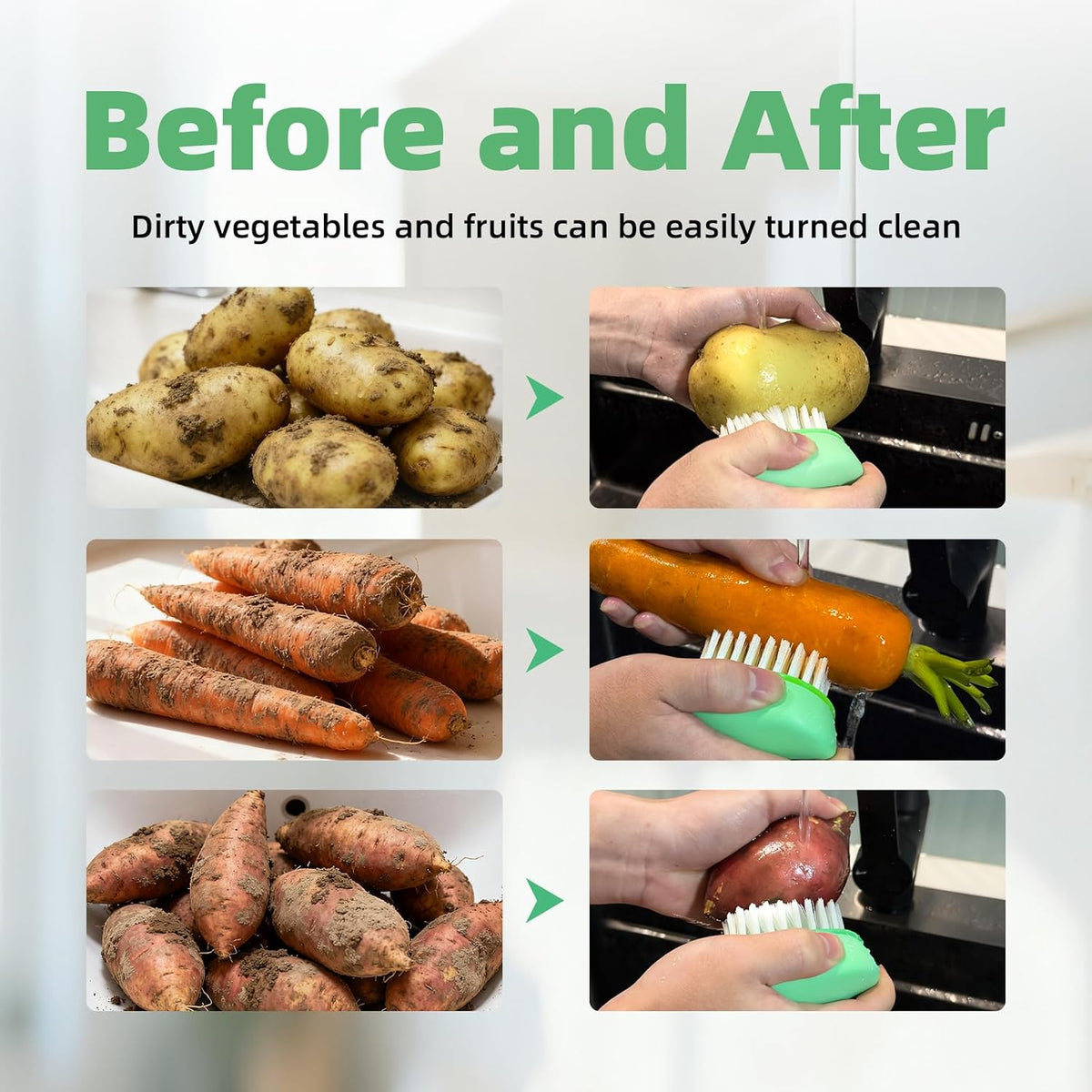 Vegetable Cleaning Brushes, 2-Pack · Product photo 6