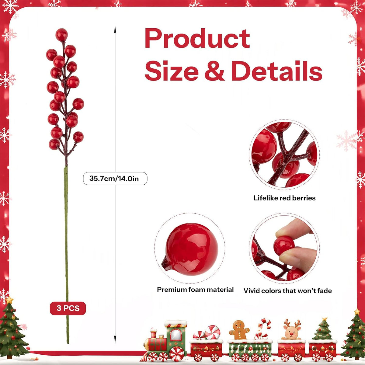 Artificial Cedar Stem Sets · Product photo 22