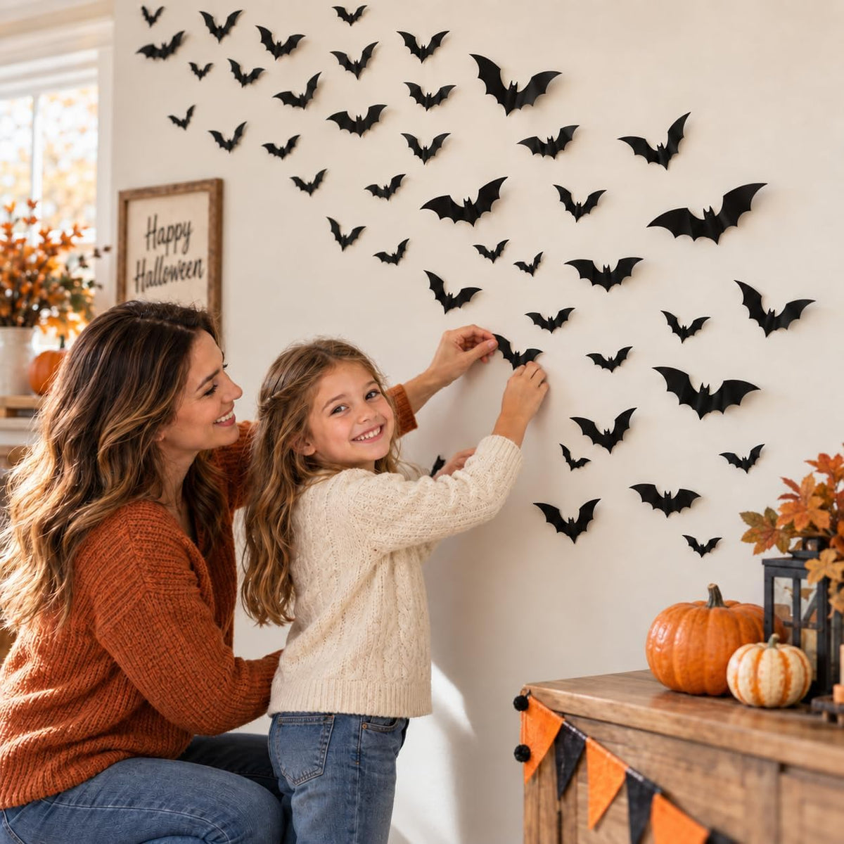 3D Halloween Bat Wall Decorations · Product photo 2