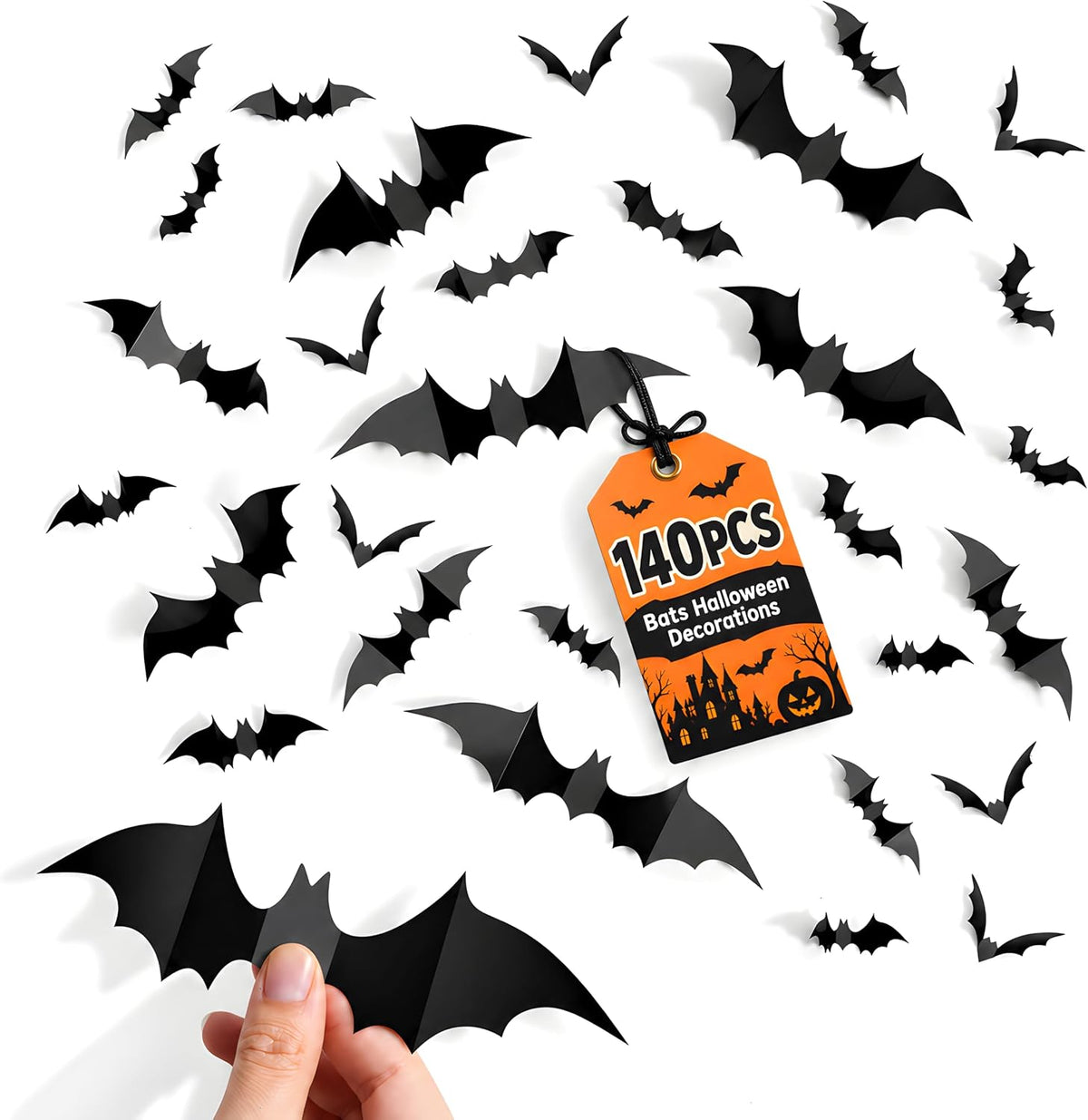 3D Halloween Bat Wall Decorations · Product photo 1