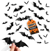 3D Halloween Bat Wall Decorations