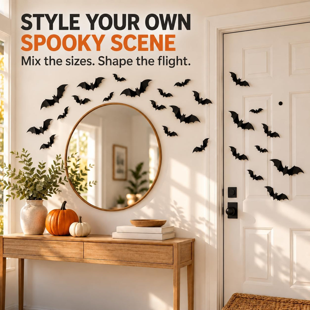 3D Halloween Bat Wall Decorations · Product photo 5