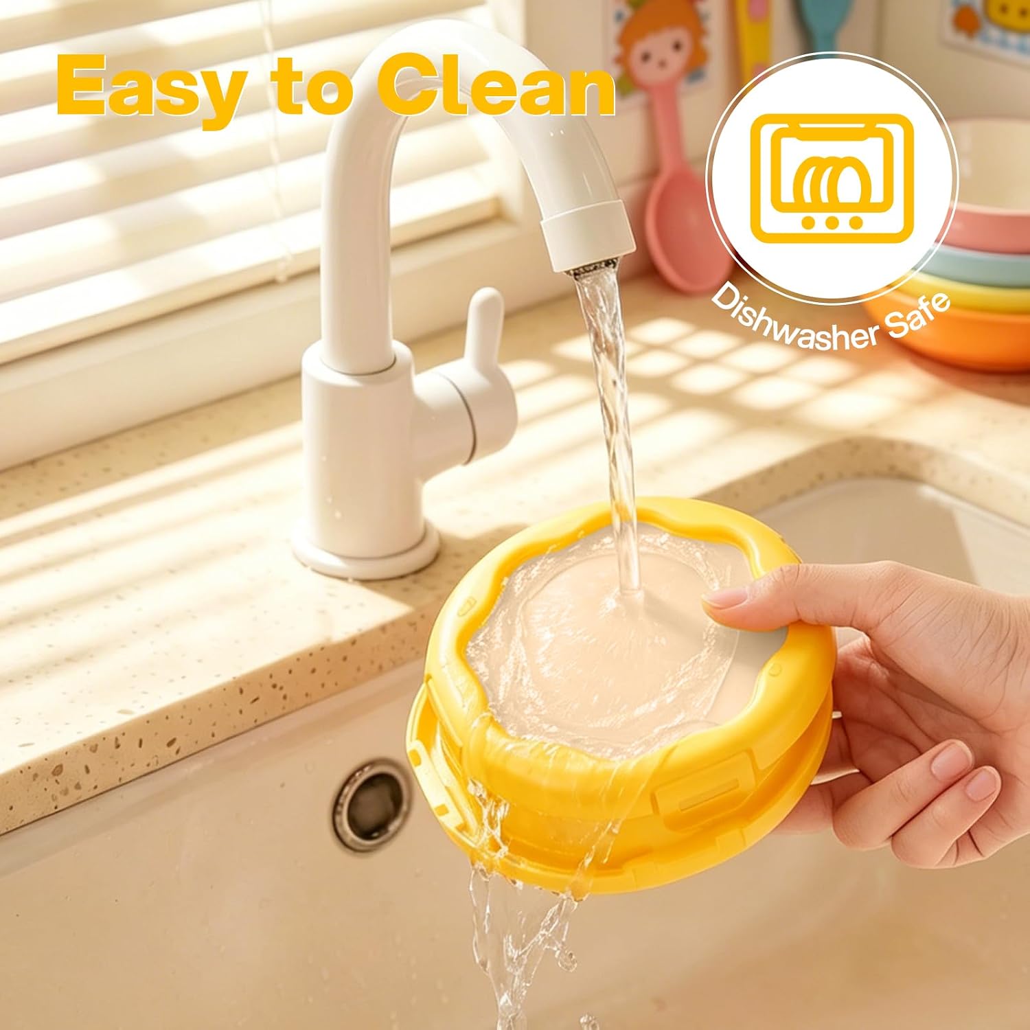 Cleangor Lemon Saver with Snap-On Lid(1, Yellow) — product image 5