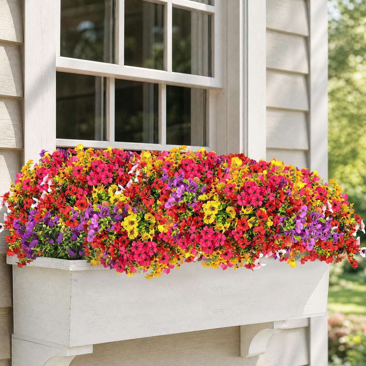Cleangor 12 Pcs Artificial Daisy Flowers for Outdoors (6 Color) — product image 5