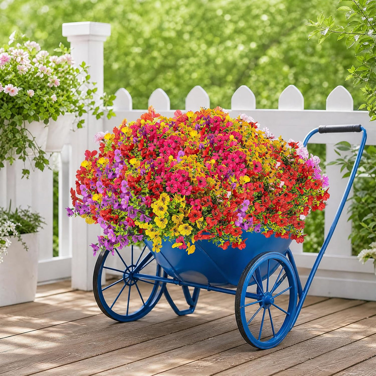 Cleangor 12 Pcs Artificial Daisy Flowers for Outdoors (6 Color) — product image 3