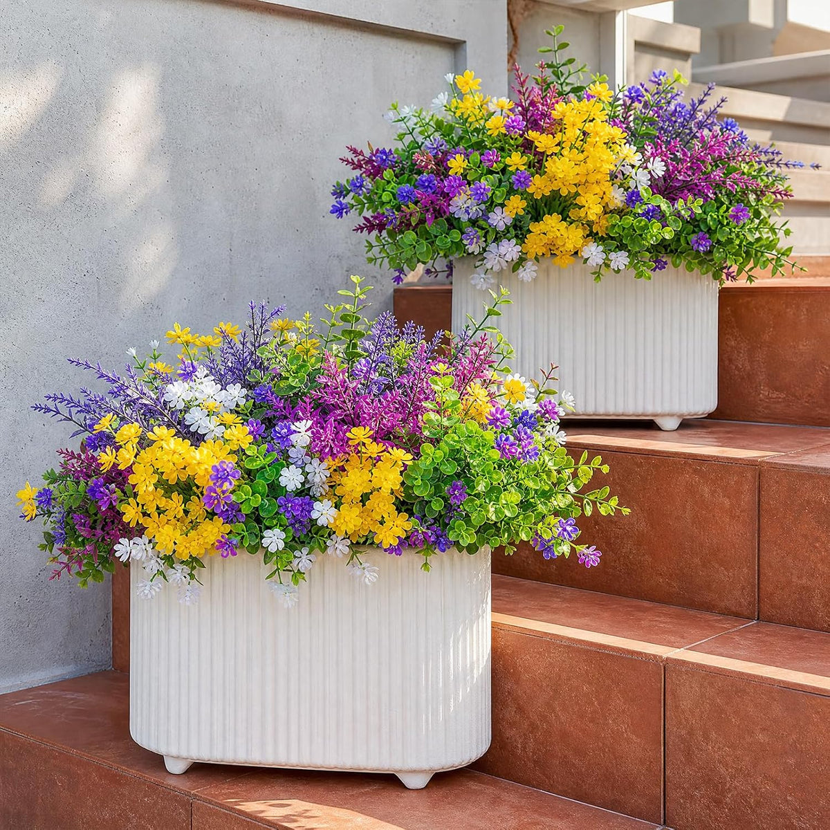 Mixed Artificial Outdoor Flowers, 14-Pack · Product photo 8
