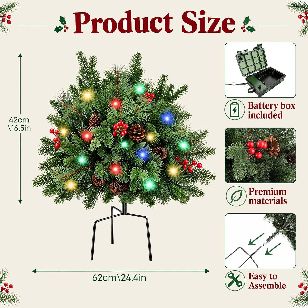 Pre-Lit Christmas Urn Fillers, 2-Pack · Product photo 3