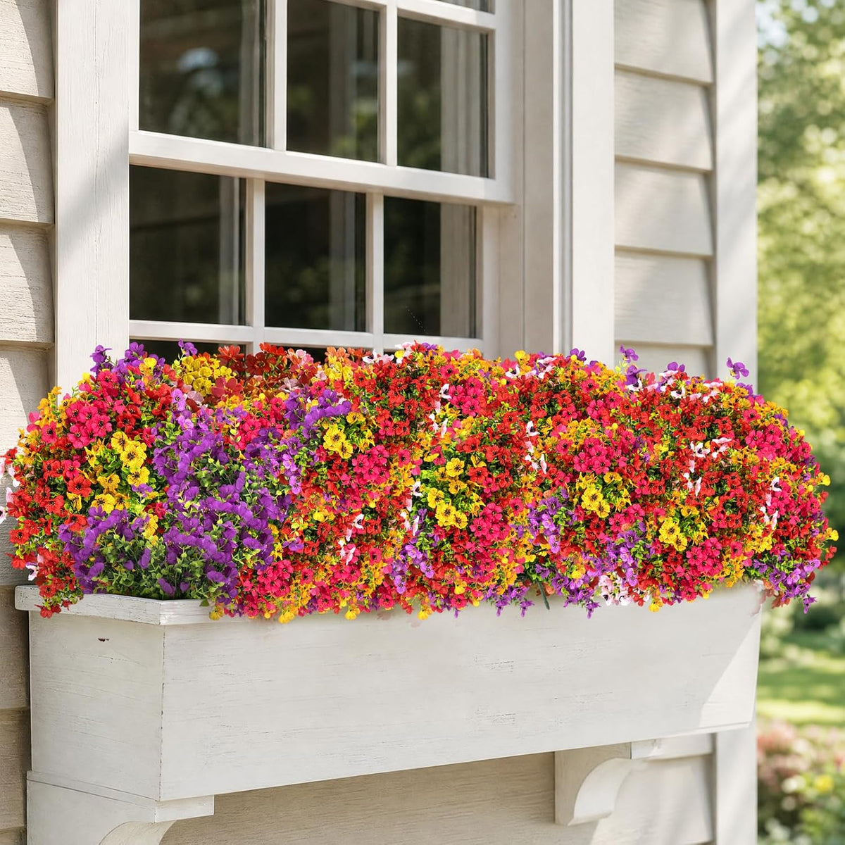 Cleangor 24 Pcs Artificial Daisy Flowers for Outdoors (6 Color) — product image 5