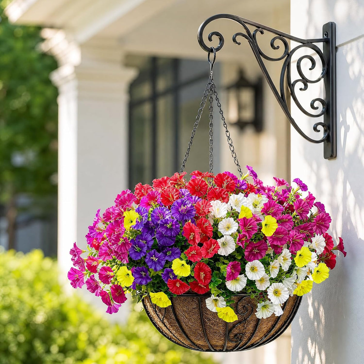 Cleangor 14 Pcs Artificial Petunias for Outdoors (7 Color) — product image 3