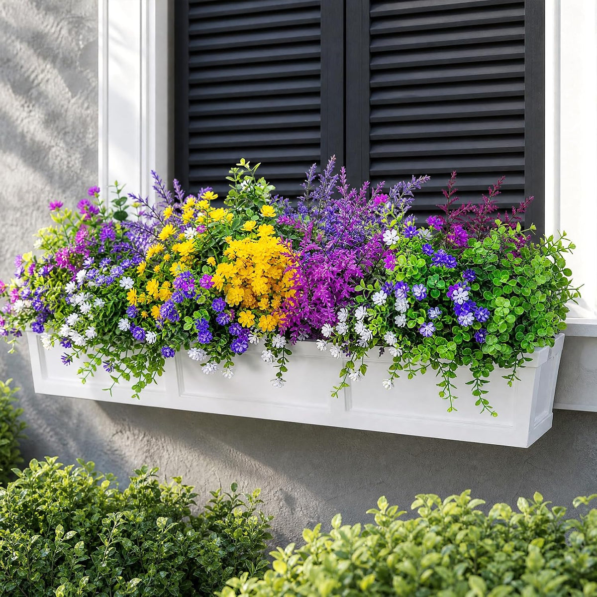 Cleangor 14 Pcs Artificial Flowers for Outdoors (Mix) — product image 3