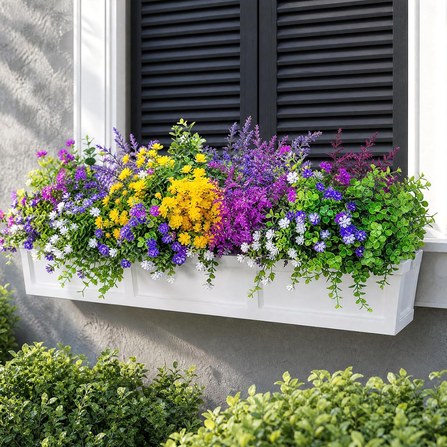 Cleangor 56 Pcs Artificial Flowers for Outdoors (Mix) — product image 3