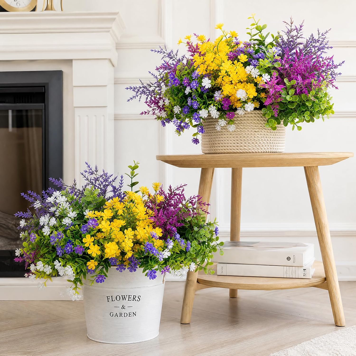 Cleangor 56 Pcs Artificial Flowers for Outdoors (Mix) — product image 5