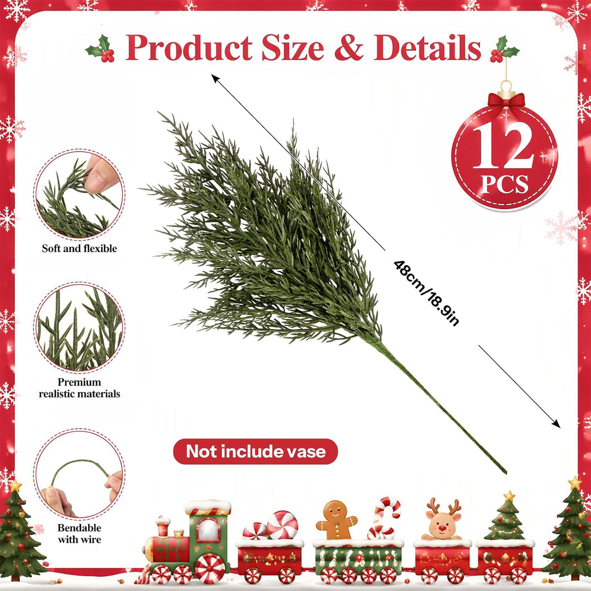 Artificial Cedar Stem Sets · Product photo 4