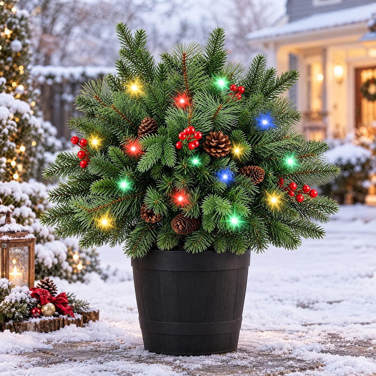 Pre-Lit Christmas Urn Fillers, 2-Pack · Product photo 7