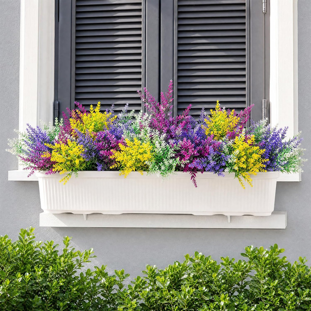 Cleangor 16 Pcs Artificial Lavender Flowers for Outdoors (4 Color) — product image 3