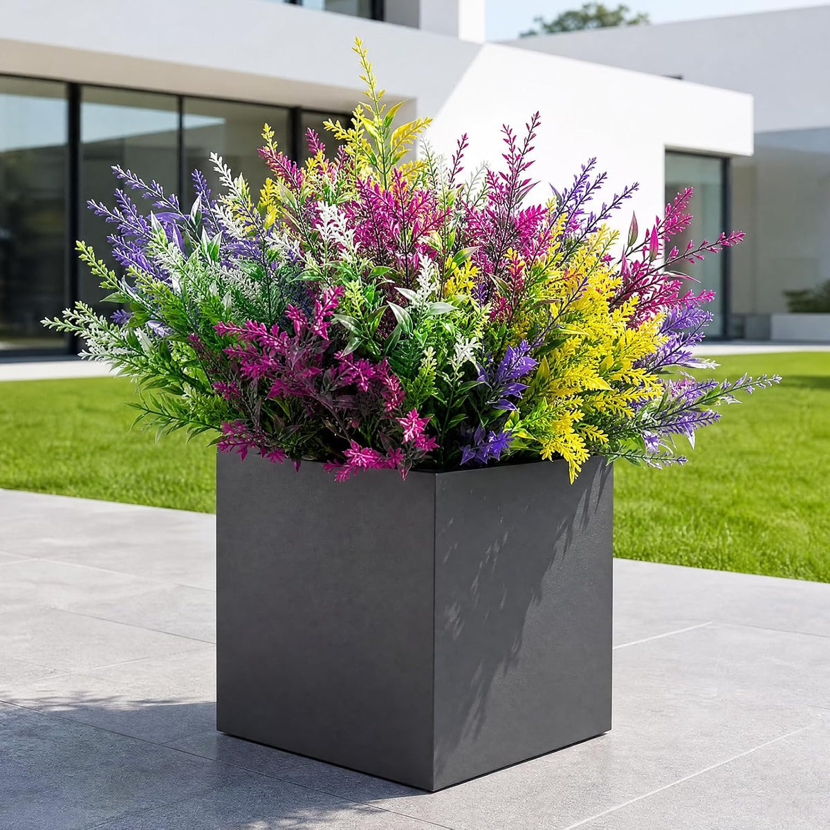 Cleangor 16 Pcs Artificial Lavender Flowers for Outdoors (4 Color) — product image 6