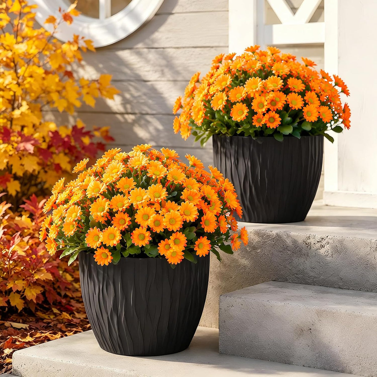 Orange Artificial Daisies, 12-Pack · Product photo 8
