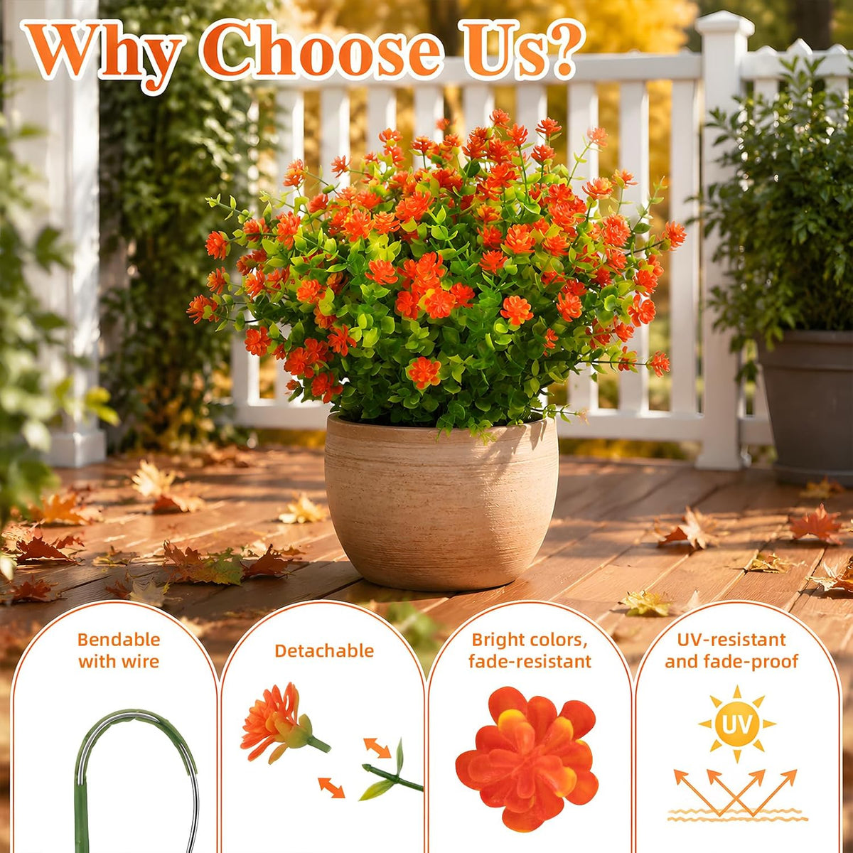Artificial Fall Mums · Product photo 5