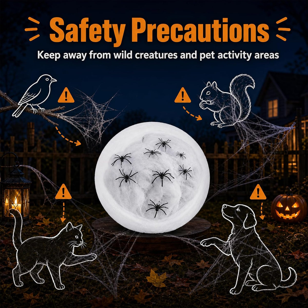 Halloween Spider Web & Spider Set · Product photo 7