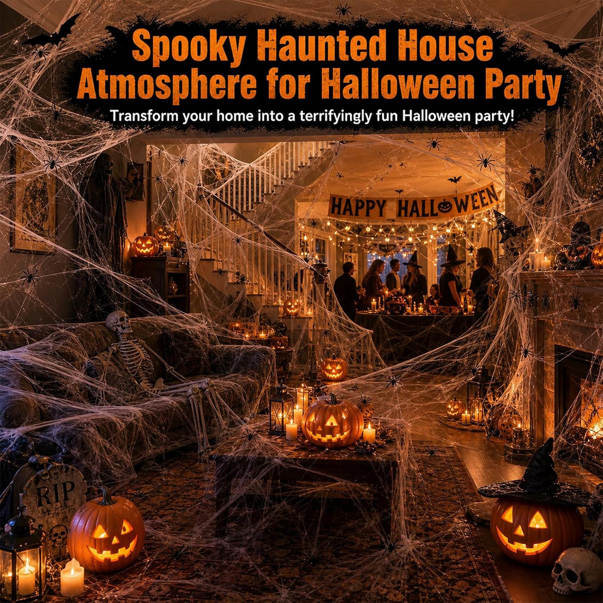 Halloween Spider Web & Spider Set · Product photo 6
