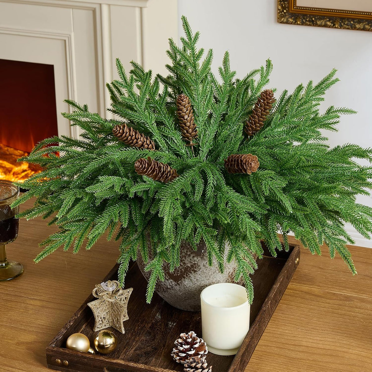 Artificial Norfolk Pine Stems · Product photo 1