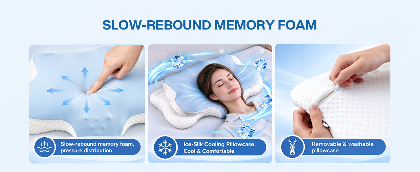 Contoured Memory Foam Pillow
