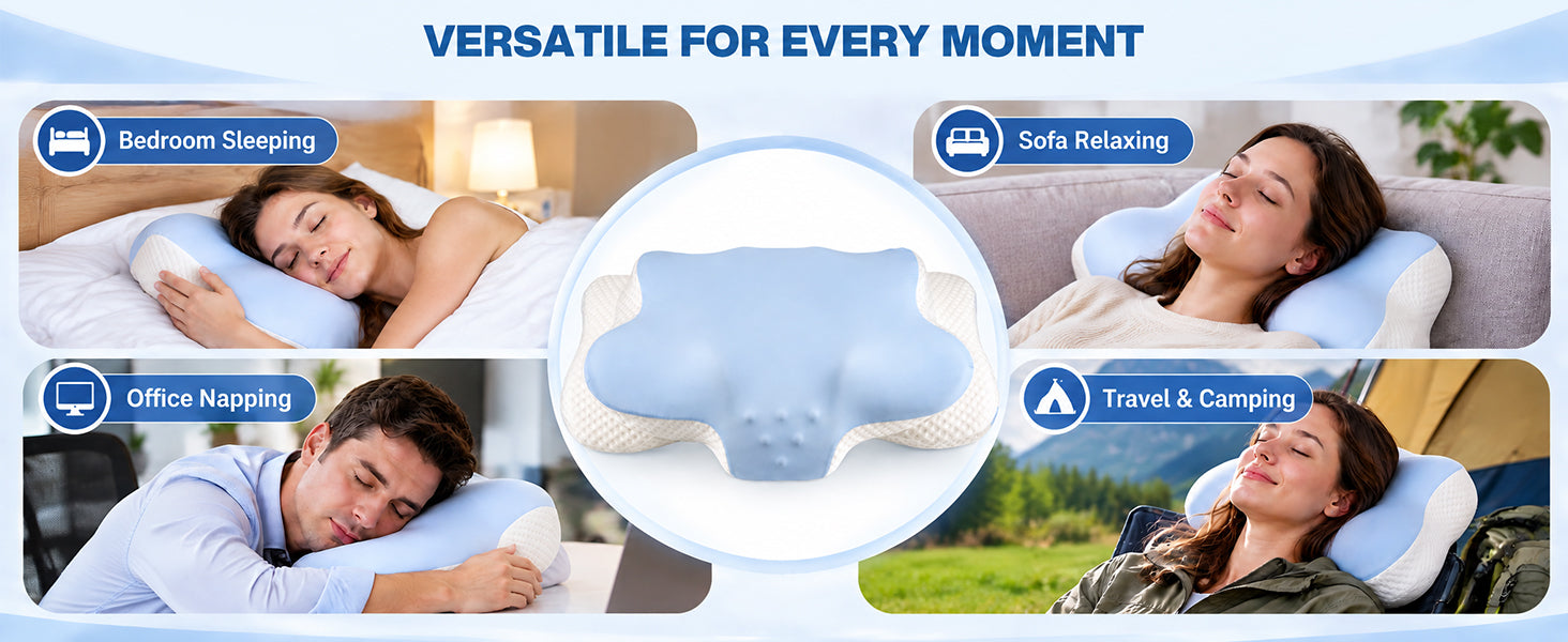 Contoured Memory Foam Pillow