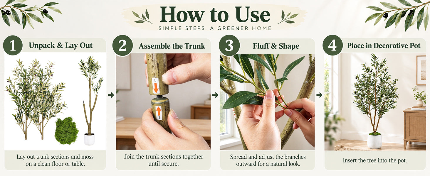 Artificial Olive Tree