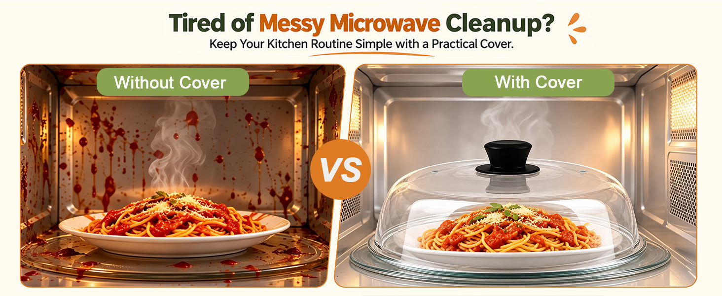 glass microwave cover for food